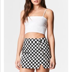 Carmar checkered skirt